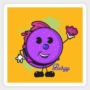 Pop Art for Kids | Bergy | Purple Sticker